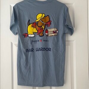 Bar Harbor Puppie Love Rescue Tee Shirt Size Small‎